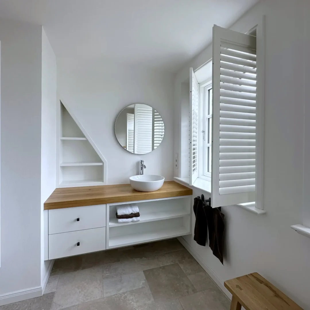Handmade Bathroom Furniture out of wood